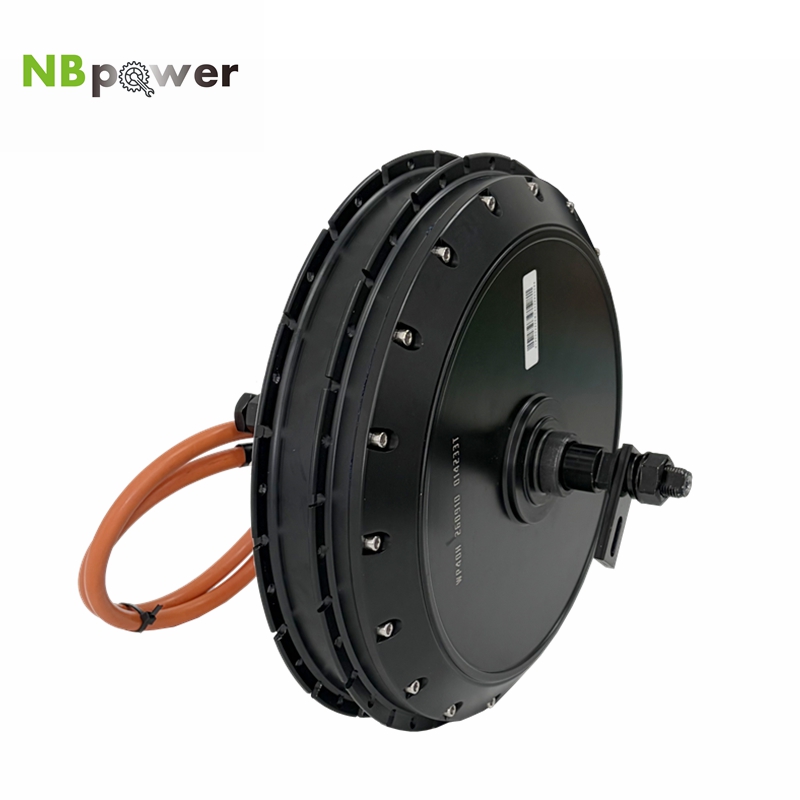 72V 8000W Brushless Hub Motor - NBpower 170/190mm 드롭아웃 QS273, 최대 출력